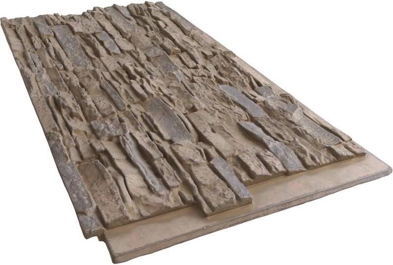 Ekena Millwork لوحة حجرية مزيفة من إيفرستون كانيون ريدج، 45 3/4" عرض × 24 1/2" ارتفاع × 1 1/4" عمق، لون روكوال - Image 5